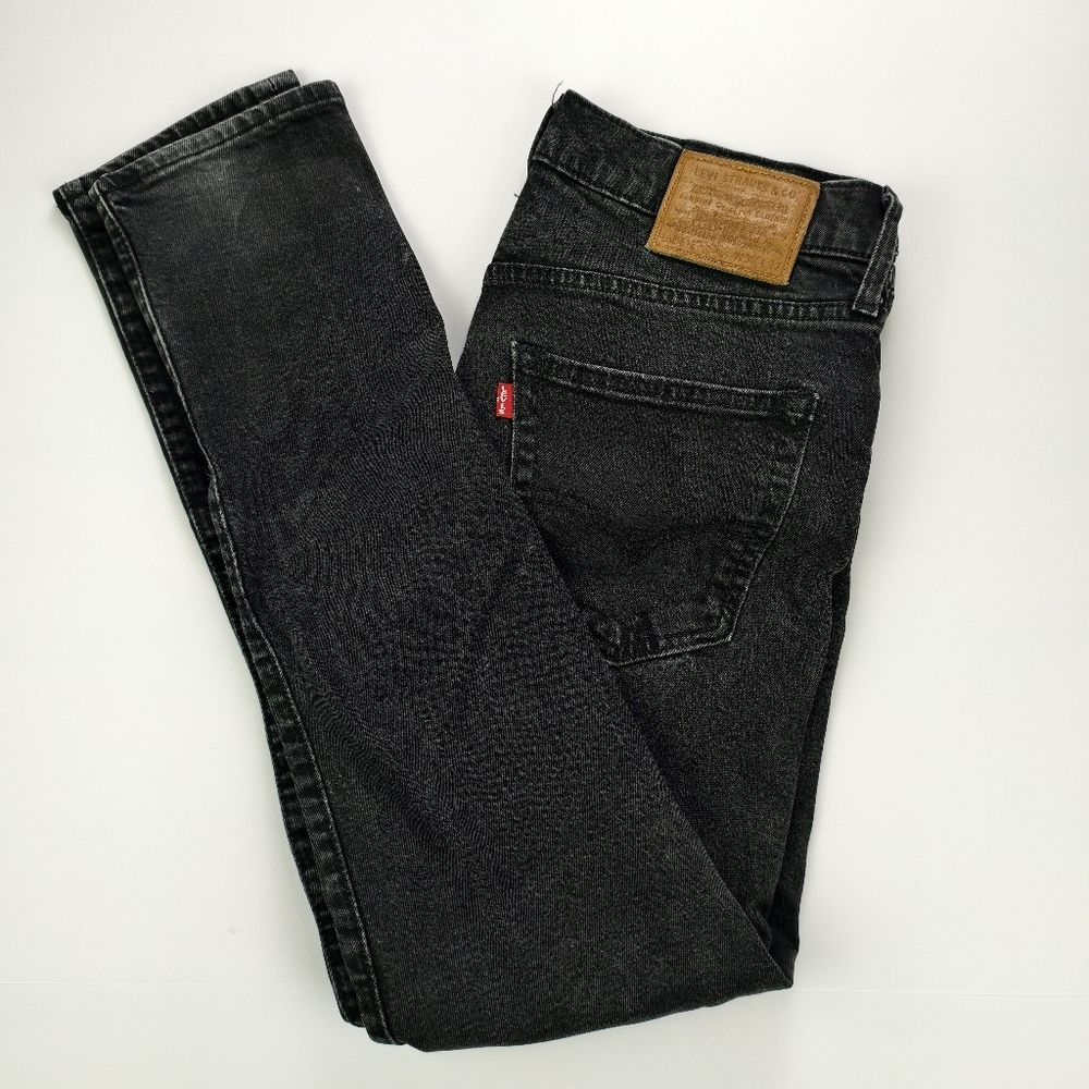 Levi’s 512 Slim Taper Black Denim Jeans Men 32x32 Casual Everyday Pants